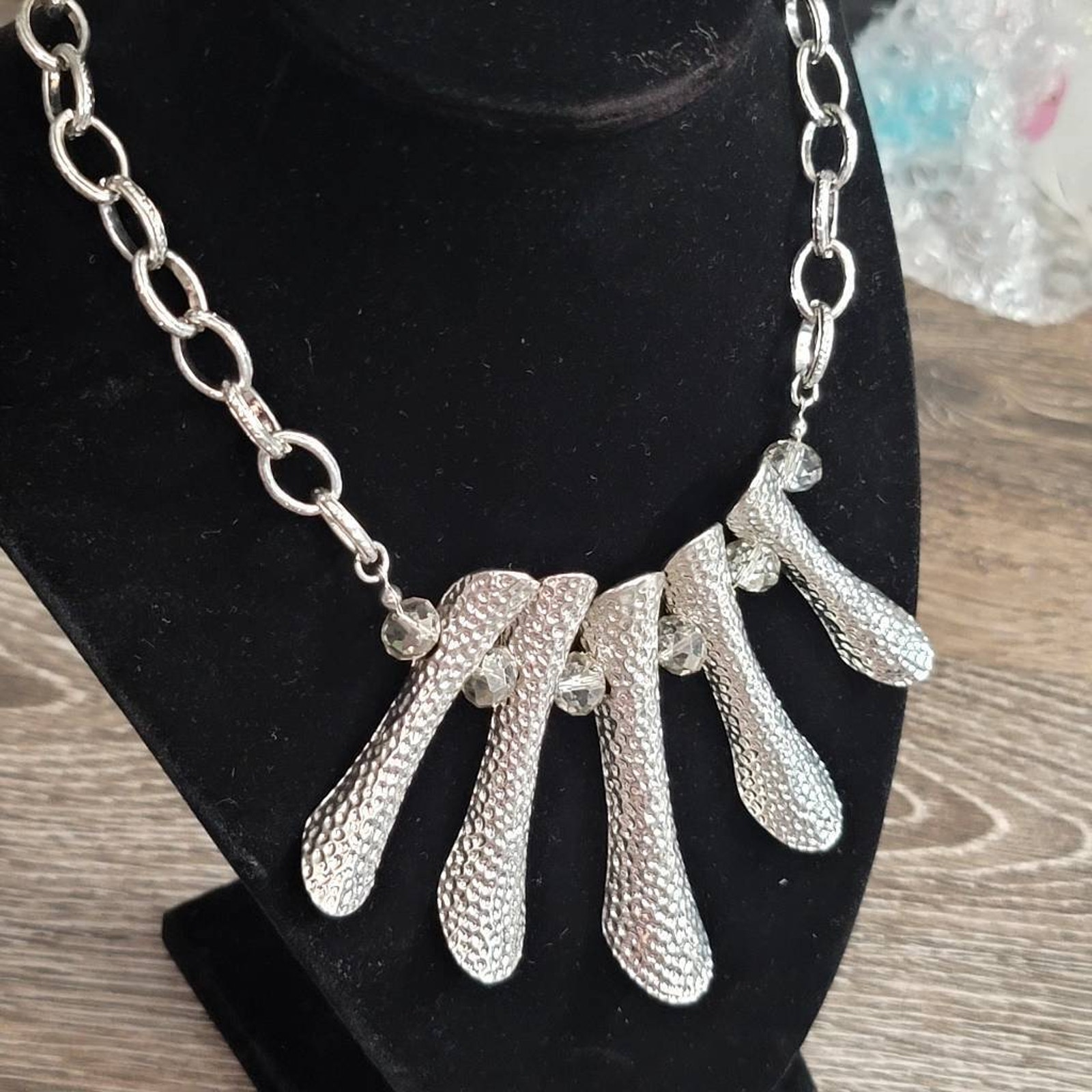 Silver Flair Bar Silver Necklace 20 Inch